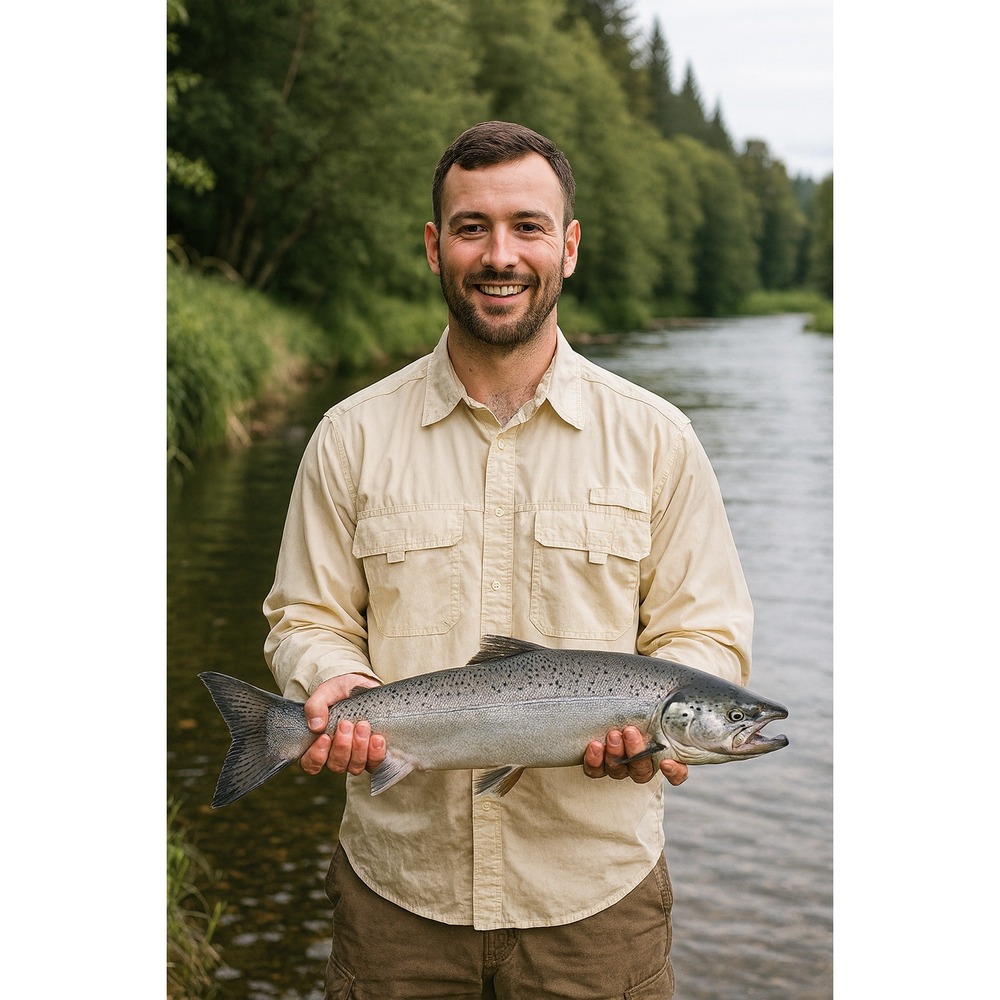 10000ft Above Sea Level XL Fishing‎ Shirt  Long Sleeve Outdoor Banana Crepe